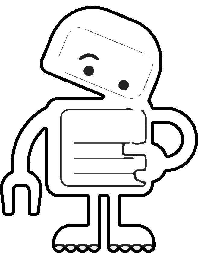 Click to color Full-text eBooks Robot